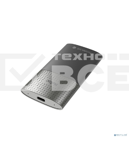 Внешний накопитель SSD External Netac 250Gb Z9 <NT01Z9-250G-32BK> (USB3.2, up to 550/480MBs, 90х47.5х11.5mm, Aluminium+Plastic)