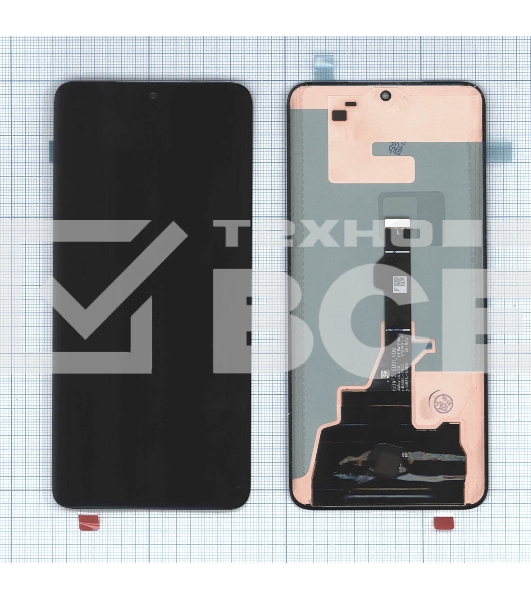 Дисплей для Huawei P50 Pro в сборе с тачскрином (orig lcd), черный