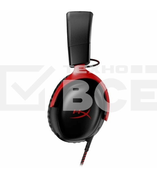 Наушники с микрофоном HyperX Cloud III черный/красный 1.2м мониторные оголовье (727A9AA)
