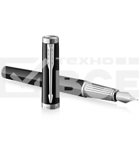 Ручка перьевая Parker Ingenuity Core F570 (2181994) Black СT F сталь нержавеющая подар.кор.