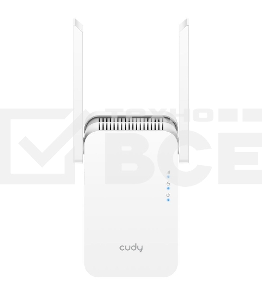 Повторитель беспроводного сигнала Cudy RE1800 AX1800 10/100/1000BASE-TX/Wi-Fi белый