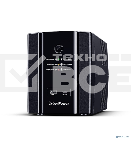 Источник бесперебойного питания CYBERPOWER 1320 Вт 2200 ВА LineInteractive Количество фаз 1 phase UT2200EIG