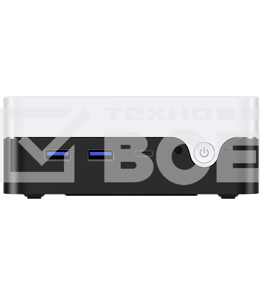 Компьютер Chuwi LarkBox X Intel N-series N150(0.8Ghz)/12288Mb/512SSDGb/Int:Intel UHD Graphics/BT/WiFi/war 1y/0.4kg/Grey+White/Win11Home + USB2.0*2/USB3.2*2/Type-C*1/HDMI*1/DP*1/RJ45*2/WIFI6,BT5.2/bracket