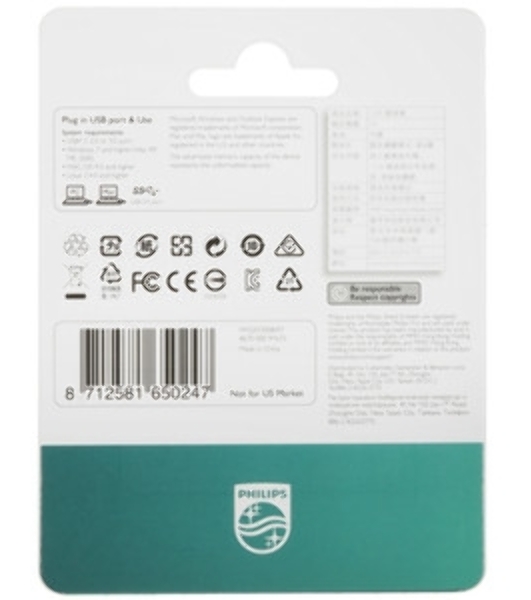 Флешка USB 256Gb PHILIPS VIVID3.0 256Gb, USB 3.0