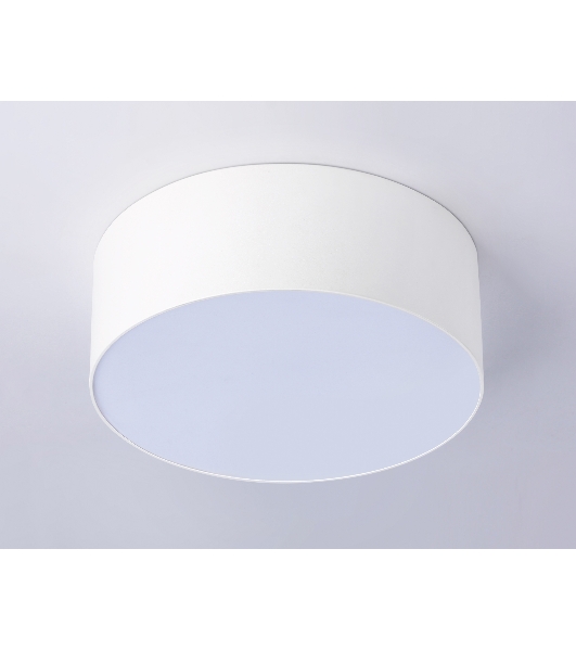 Потолочный светодиодный светильник Ambrella light FV5512 WH белый LED 15W 4200K D120*58 (Без ПДУ)