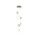 Светильник Ambrella light LH53102/3 BS/GR/FR латунь/серый/белый матовый G9*3 max 28W D260*1525, фото8
