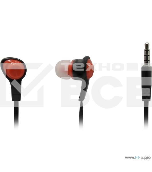 Наушники проводные Dialog ES-50 черный, внутриканальные, Jack 3.5 мм