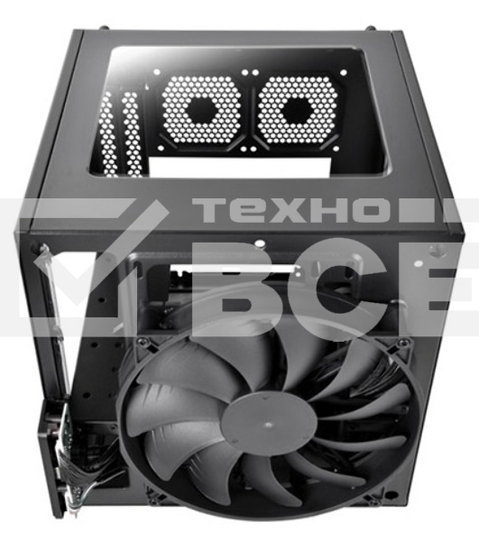 Компьютерный корпус Thermaltake Core V1  черный без БП miniITX 1x200mm 2xUSB3.0 audio bott PSU