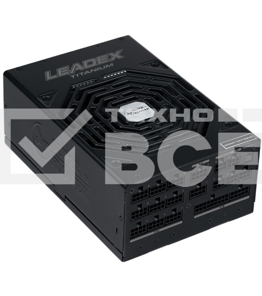 Блок питания Super Flower Leadex Titanium (SF-1600F14HT), 1600Вт, 80 PLUS Titanium, 140мм, модульный, черный