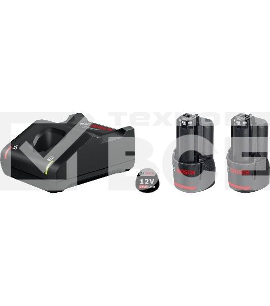 Набор Bosch GBA 12 В 2.0 A*ч + ЗУ GAL12V-40 (1600A019R8)  2 акк 12 В 2,0 Ач