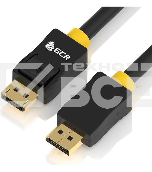 Кабель Greenconnect 1.8m DisplayPort v1.2, 19M/19M, черный, 28/28 AWG, GCR-DP2DP-1.8m