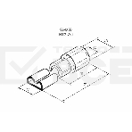Клемма плоская изолированная гнездо 7.4 мм 1.5-2.5 мм² (РПи-м 2.5-(6.3)/РПИм 2-250) Rexant, фото3