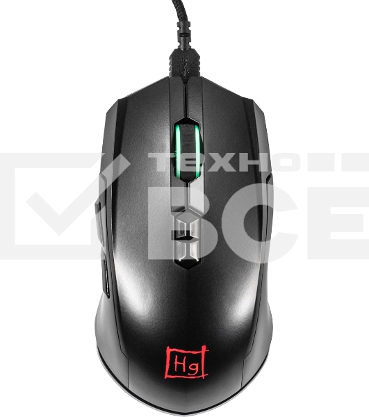 Мышь беспроводная Harper Gaming Spigot WGM-01 черный, 4000 dpi, радиоканал, USB, кнопки - 7