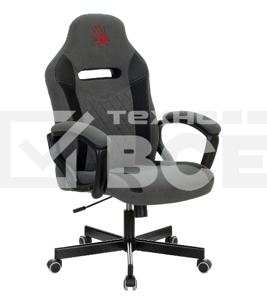 Кресло игровое A4Tech Bloody GC-110, серый, крестовина пластик