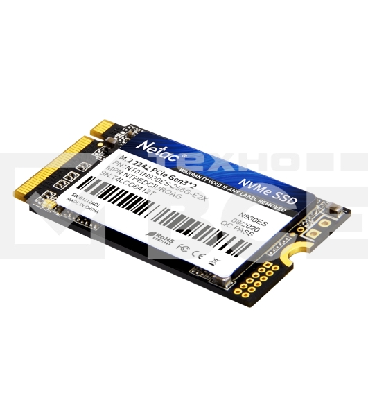 Накопитель SSD Netac N930ES, 256GB, PCIe 3.0 x2, M.2 2242, NVMe, R/W 1650/1500