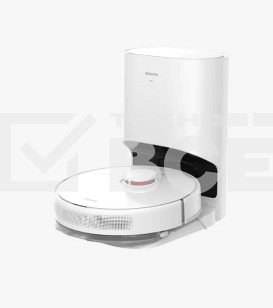 Робот-пылесос Dreame RLS3D Vacuum and Mop D10 Plus белый, 46 Вт, 5200 мАч Li-Ion, уборка сухая/влажная, пылесборник контейнер 0.4 л