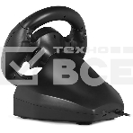 Руль SVEN GC-W300 (педали, вибро, лепестки, D-pad, 10 кл, резин. вставки, PC, цифр. и аналог., фото3