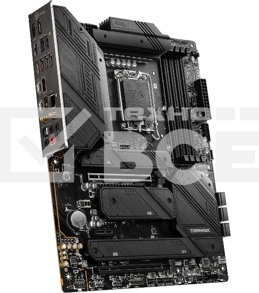 Материнская плата MSI MAG Z790 TOMAHAWK WIFI, LGA 1700, Intel Z790, 4xDDR5, 7xSATA, 4xM.2, 1xPCIe 4.0 x4, 1xPCIe 5.0 x16, 1xHDMI, 1xDP, 1x2.5Gb LAN, 4xUSB-A 3.2 Gen 1, 4xUSB-A 3.2 Gen 2, 1xUSB-C 3.2 Gen 2, 1xUSB-C 3.2 Gen 2x2, 5x3.5 мм, 7.1, Standard-ATX