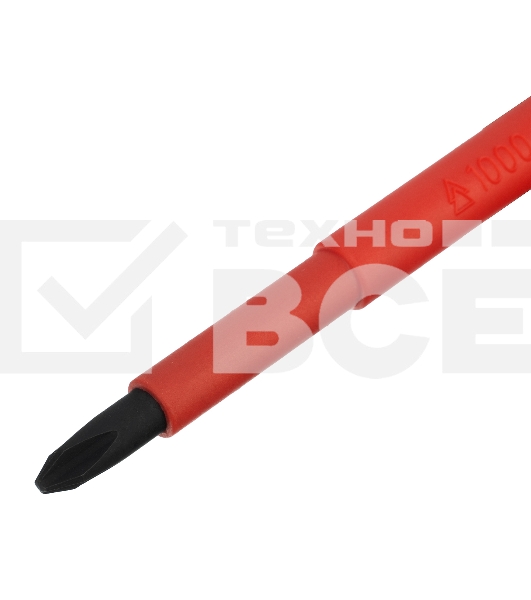 Отвертка Matrix Insulated, PH2 x 100 мм, CrMo, до 1000 В, двухкомп.рукоятка