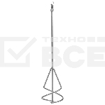 Миксер для строительных смесей, 140х600мм, хвостовик М14  Сибртех, фото2