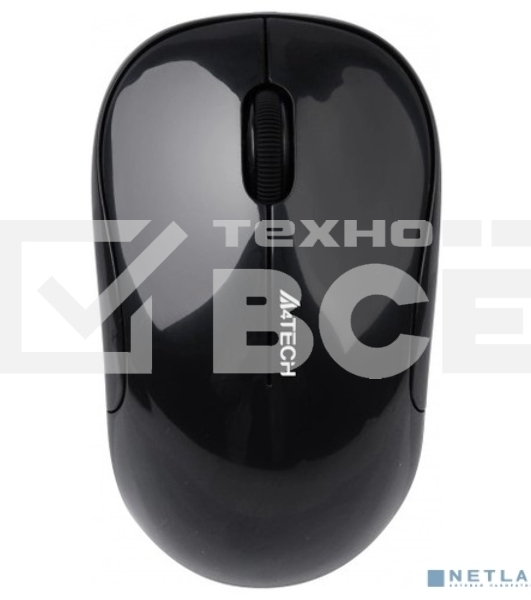 Мышь беспроводная A4Tech V-Track G3-300N черный, 1000 dpi, радиоканал, USB, кнопки - 3