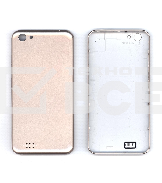 Задняя крышка для Inoi 2 Lite золотая