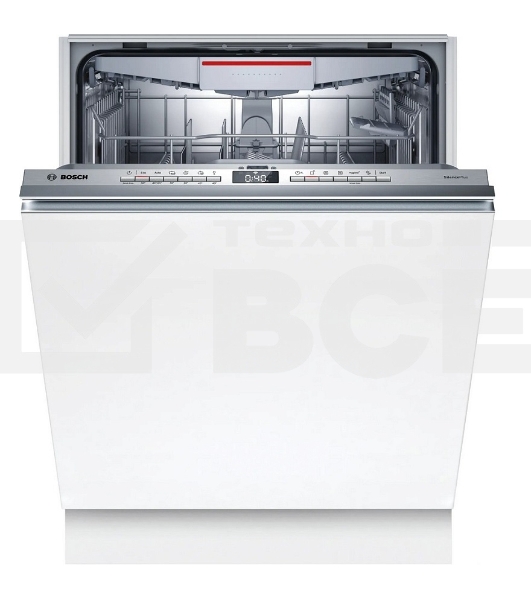Встраиваемая посудомоечная машина Bosch SPV4HMX65Q, серебристый, 45 см, 10 компл., 45 дБ, класс A+