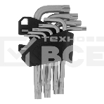Набор ключей имбусовых Torx-Tempered, TT10-50, CrV, 9 шт. Сибртех, фото9