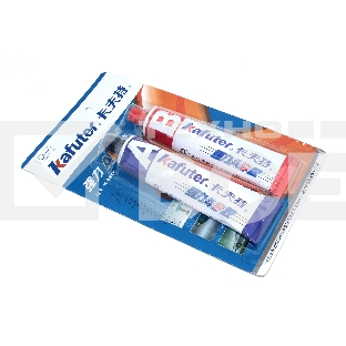 Клей двухкомпонентный (жидкая сварка) Kafuter K-8818 белый 70 грамм 5 шт