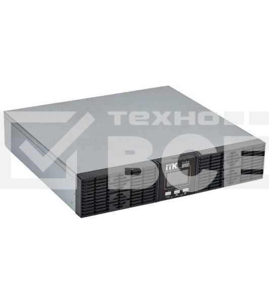 Источник бесперебойного питания Online Rackmount 2кВА/2кВ, однофазный с LCD дисплеем 36VDC без АКБ 2U