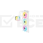 Система жидкостного охлаждения Corsair iCUE LINK H150i RGb (360мм, белый, RGb/Fans: 3x120мм, 63.1CFM, 37dBA, 2400RPM/Rad thickness 27мм/S: 1851, 1700, 1200, 115X, AM5, AM4), фото3