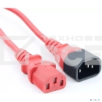 Кабель питания Filum FL-PC-C13/C14-C1-0.5-RD, фото 1