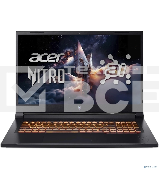 Ноутбук Acer Nitro V 17 AI ANV17-41-R0P2 AMD Ryzen 7 260/32Gb/SSD 1Tb/RTX 5060 8Gb/17.3