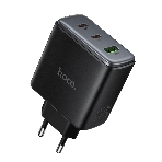 Зарядное устройство Hoco 65Вт, 3.25А, QC3.0/PD, 1xUSB, 2xType-C, C160A, черный, коробка, фото4