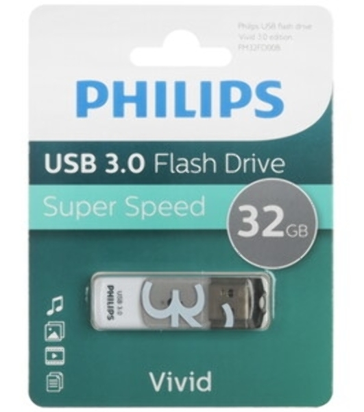 Флешка USB 256Gb PHILIPS VIVID3.0 256Gb, USB 3.0