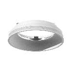 Насадка передняя для корпуса светильника с диаметром отверстия D70mm N7020 SWH белый песок D70*H20mm Out1mm MR16, фото 1