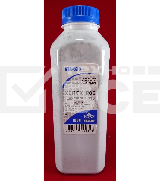 Тонер XEROX P8e/Lexmark E310 (фл,180 г) B&W Standart фас России