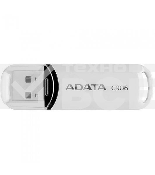 Флеш диск ADATA Flash Drive 32Gb C906 AC906-32G-RWH {USB2.0, White}