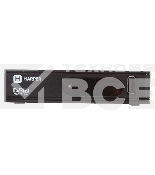 Ресивер DVB-T2 Harper HDT2-1514,черный