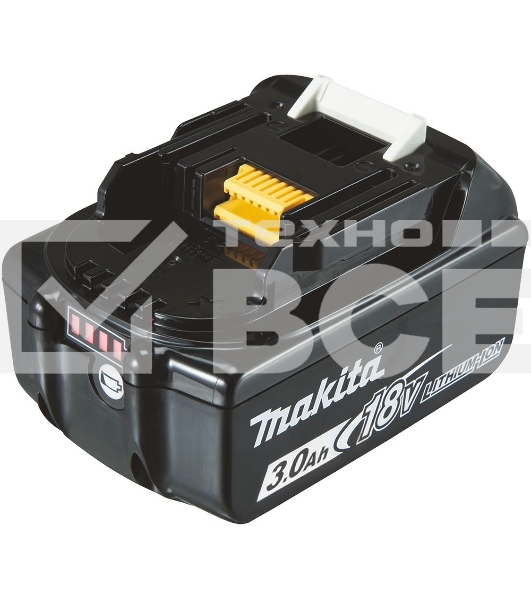 Аккумулятор Makita тип BL1830,18В,3Ач Li-ion,коробка,с индикатором 197599-5