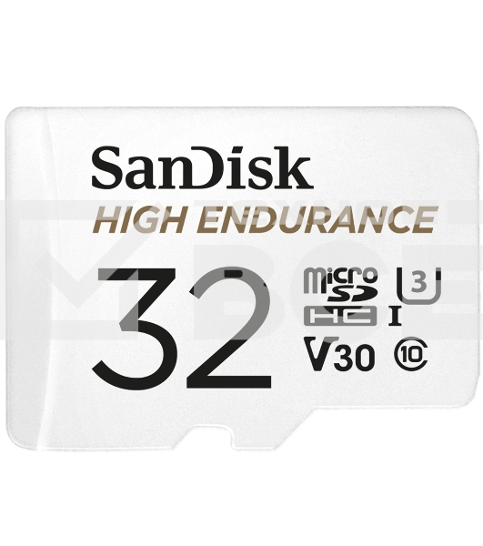 Флеш карта microSD 32GB SanDisk microSDHC Class 10 UHS-I U3 V30 High Endurance Video Monitoring Card