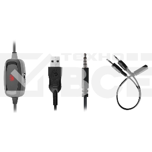 Наушники с микрофоном A4Tech Bloody G575P черный 2м мониторные оголовье (G575P)