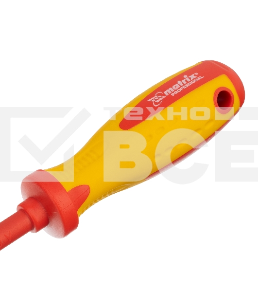Отвертка Matrix Insulated, PH2 x 100 мм, CrMo, до 1000 В, двухкомп.рукоятка