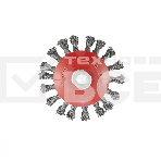 Щетка Matrix для УШМ, 115 мм, М14, Тарелка, крученая проволока 0,5 мм, фото5