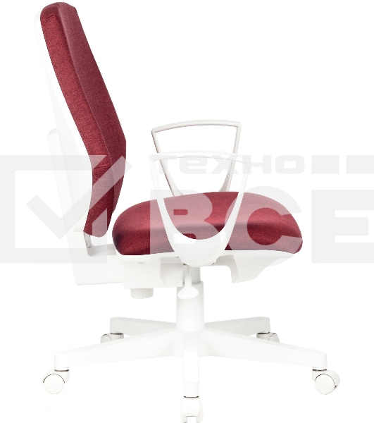 Кресло офисное Бюрократ CH-W545 красный 38-410 крестовина пластик пластик белый