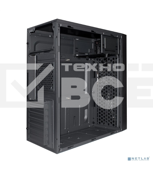 Компьютерный корпус Miditower ExeGate AA-440-AA500 (ATX, AA500 8 см, 2*USB, аудио)
