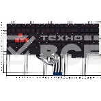 Клавиатура для ноутбука HP Omen 15-CE черная с красной подсветкой, фото2