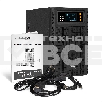 Источник бесперебойного питания On-line ExeGate PowerExpert TL-3000.96V.LCD.AVR.3SH.USB.RS232.SNMP 3000VA/3000W, On-Line, PF=1, LCD, 3*Schuko, RS232, USB, SNMP-slot, встроенные батареи 12V 7.2Ah - 8шт, возможность подключения до 4 внешних батарейных блоко, фото7