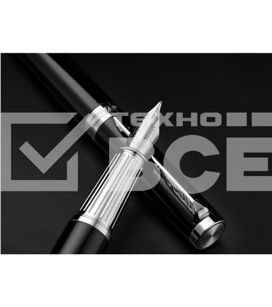 Ручка перьевая Parker Ingenuity Core F570 (2181994) Black СT F сталь нержавеющая подар.кор.