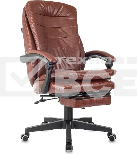Кресло руководителя Бюрократ T-9950MSG-F/BROWN-PU